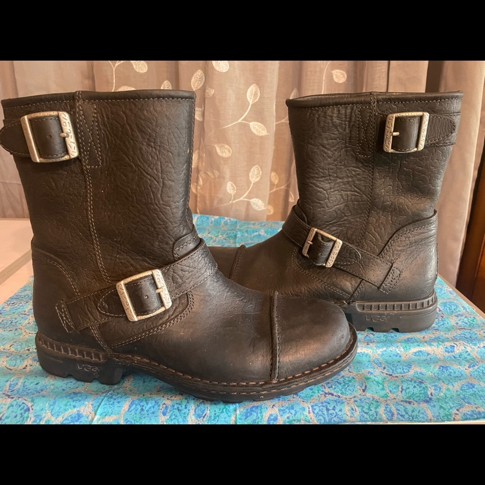 Mens Uggs Motor Cycle Boots